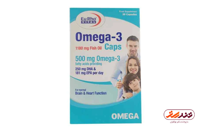 کپسول ژلاتینی امگا 3 یوروویتال بسته 30 عددی