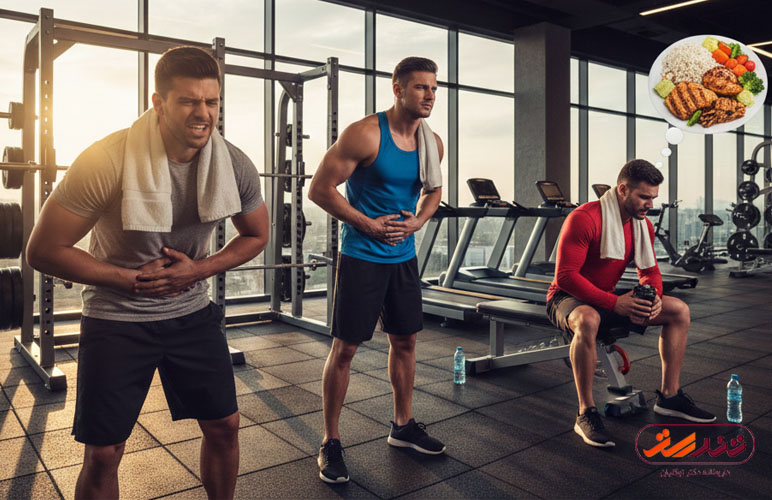 گرسنگی بعد از تمرین